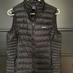PATAGONIA Black Down Sweater Vest MEDIUM